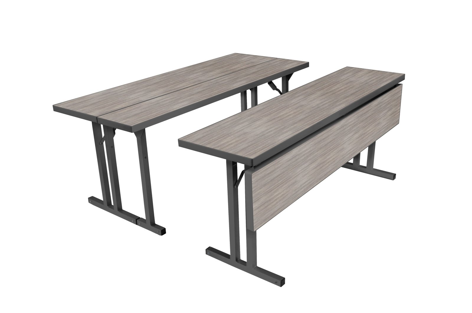T2 Table - Weathered Fiberwood, Iron