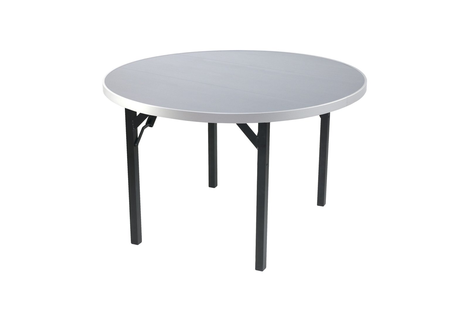 Alulite Round - Silver, Individual Folding Legs