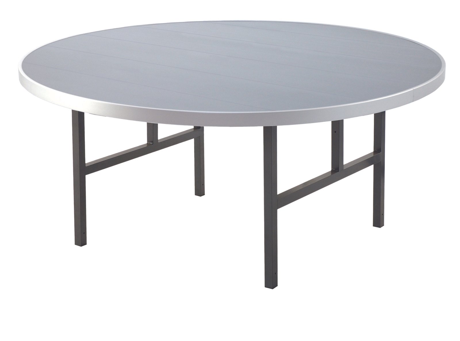 Alulite Round - Silver, H Legs