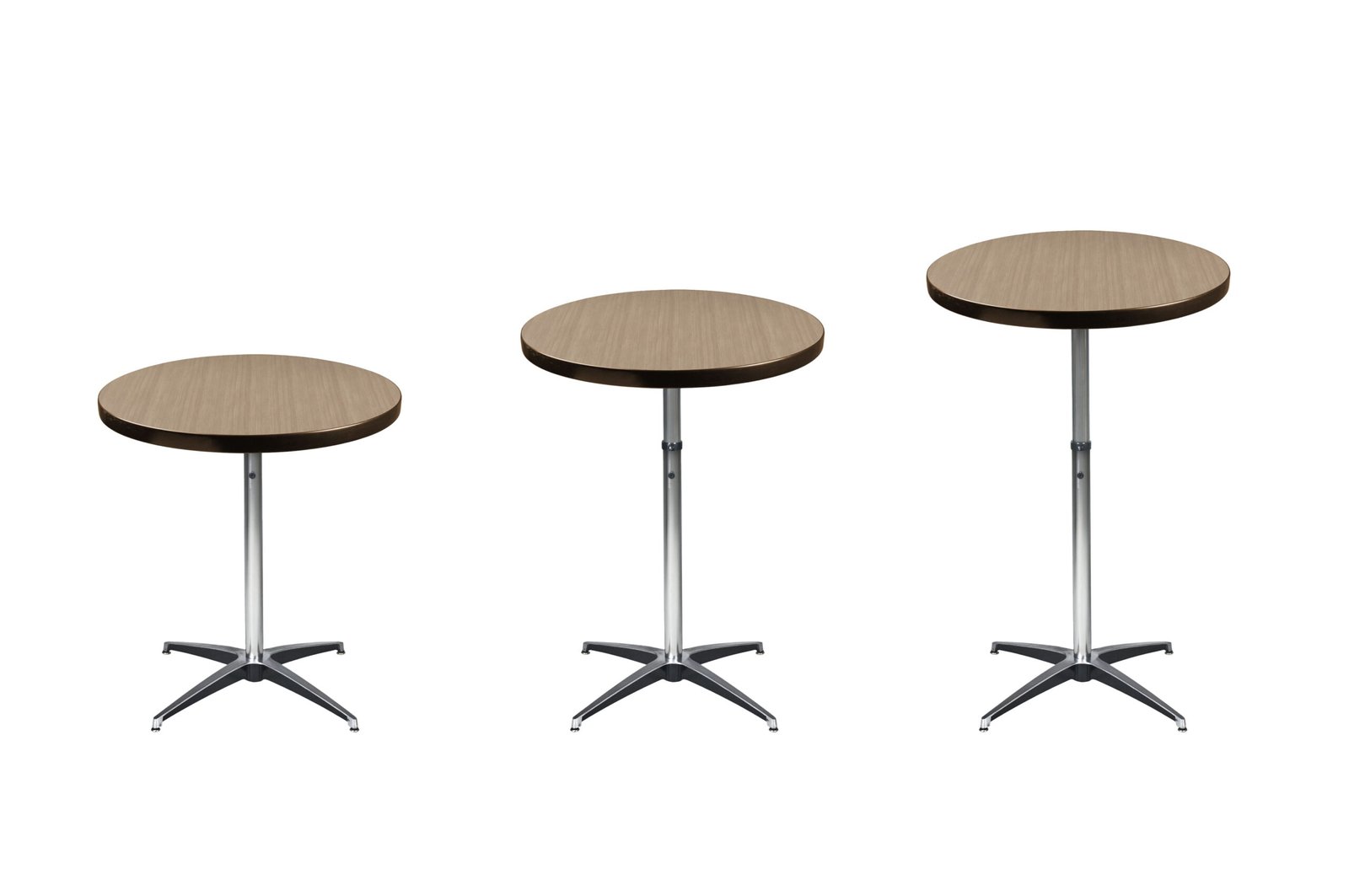 Knockdown Pedestal Table - Adjustable Base, iDesign