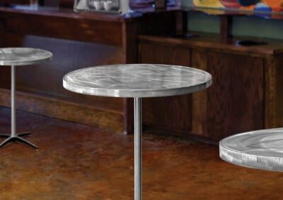 Knockdown Pedestal Table as seen at Southern Arkansas University