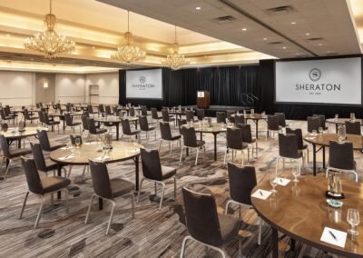 Round Swirl Tables as seen at the Sheraton Parsippany