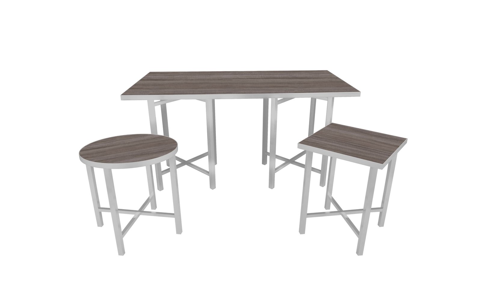 XCube- Silver and Portico Teak