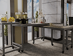 EVO Nesting Tables for buffet and events